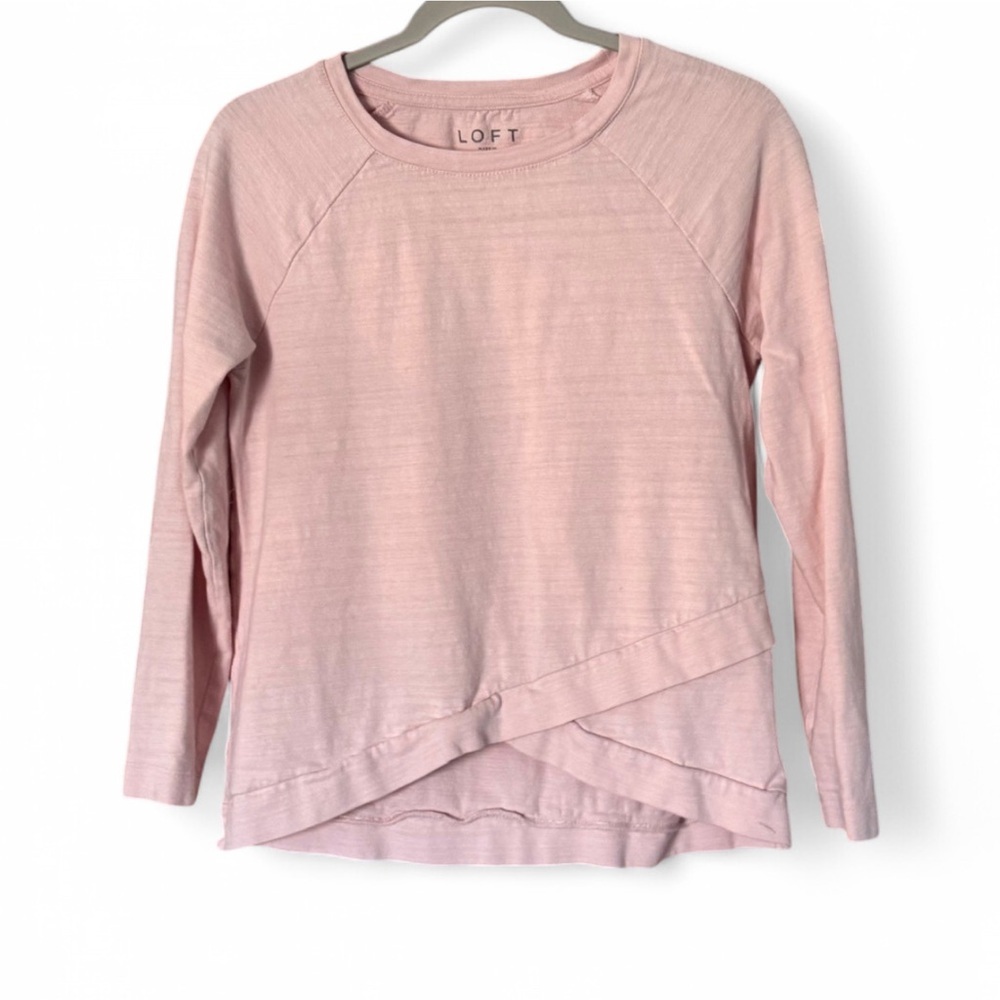 LOFT Lightweight Pink Pullover Size Small